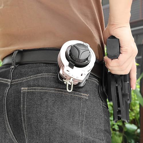 Miniatura 6 de Funda Universal para Esposas, Fundas que se Ajustan a Esposas de CadenaBisagraPlegables, Portador de Paleta de Parte Superior Abierta para ASP S&W