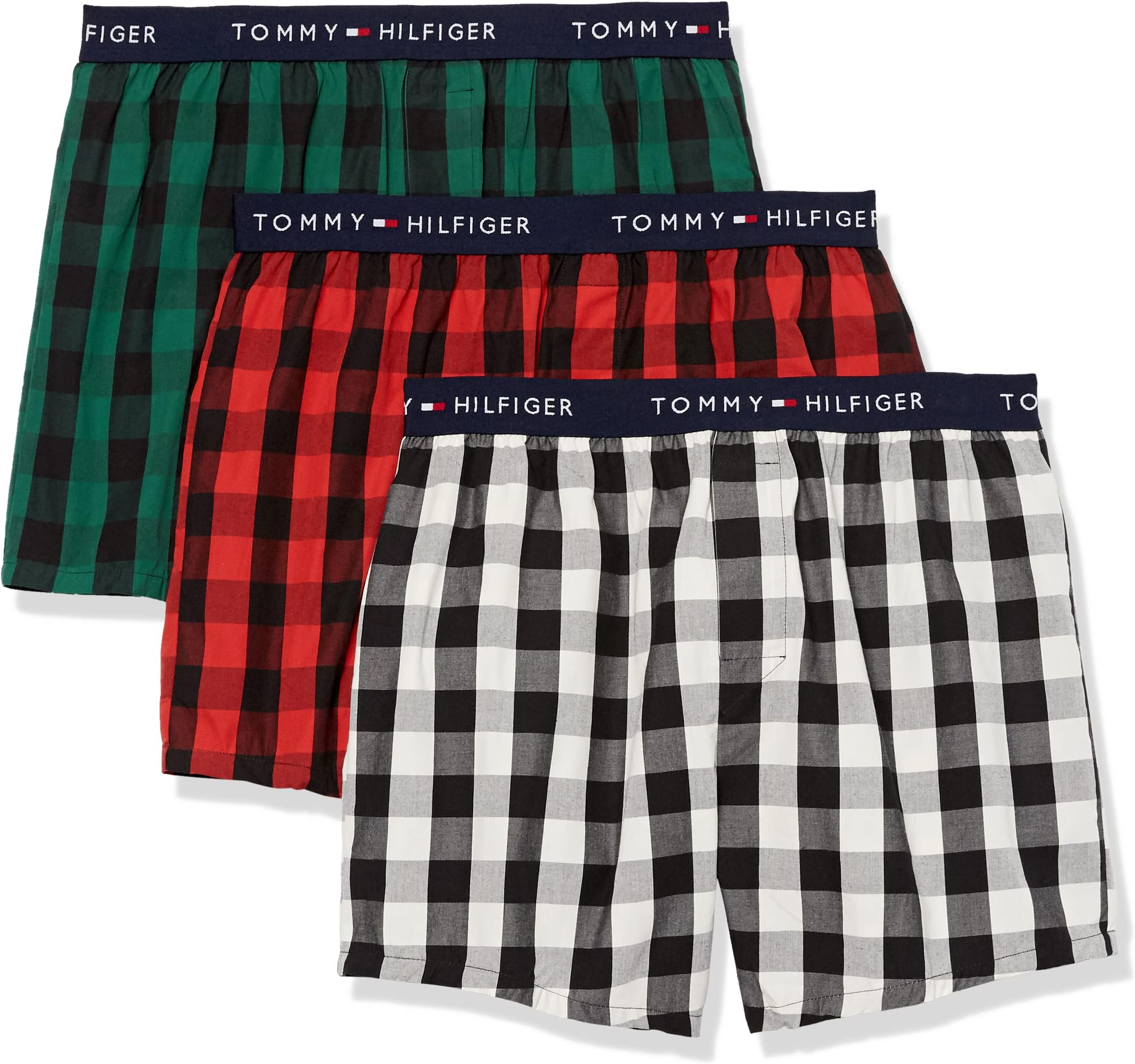 Men's Cotton Classics Slim Woven Boxer 3-Pack, Cognac, Extra Large