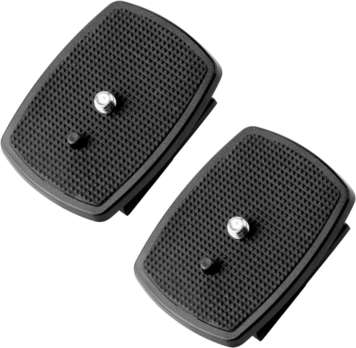 2 Pack QR Plate(43x43mm) Quick Release Plate Replacement for Velbon Tripods CX-460 CX-460mini CX-444 CX-888 CX-470 CX-570 CX-690 DF-50