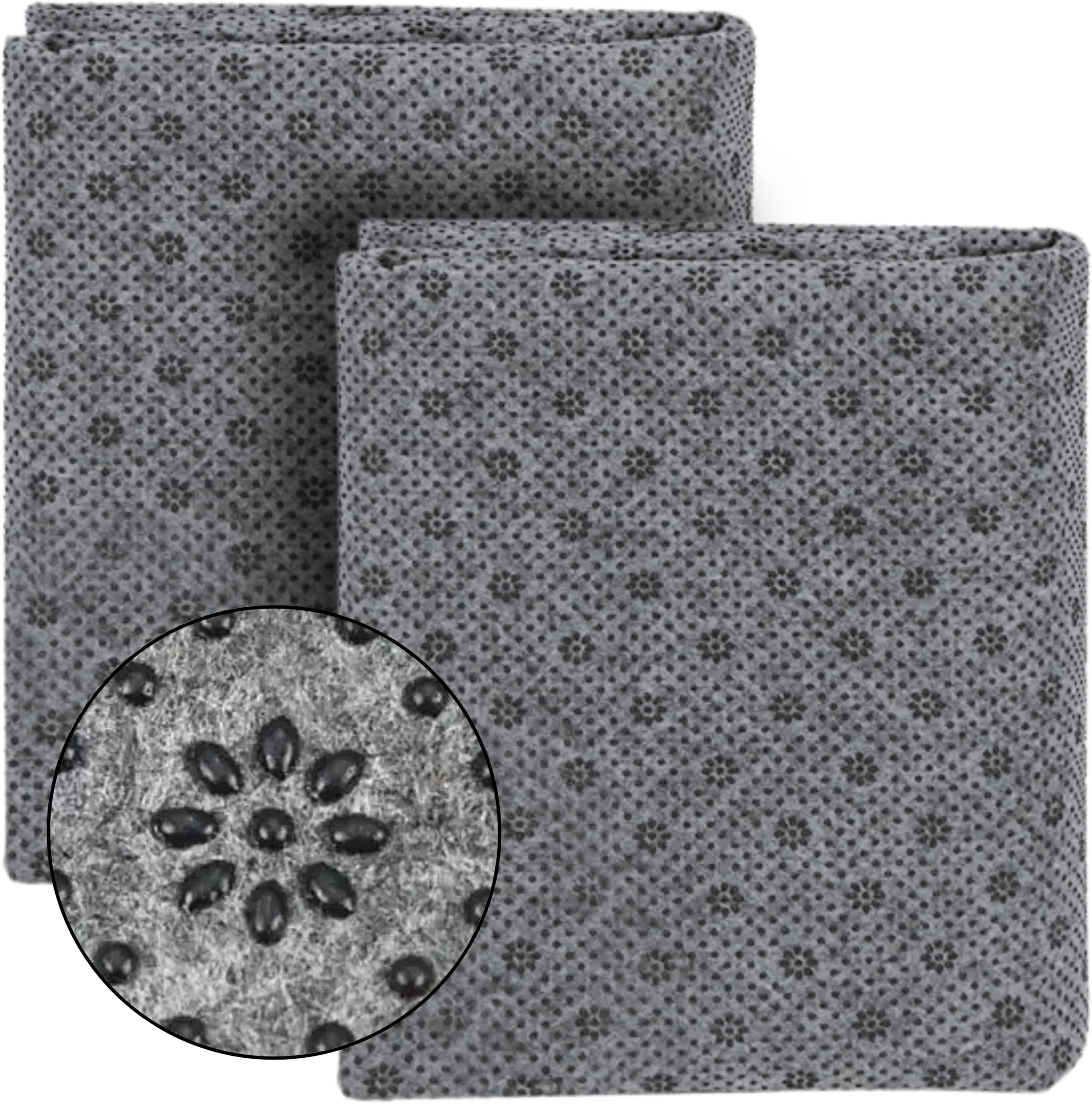 2PCS 72х40 Inch Final Backing Cloth Non Slip Rug Backing Non-Slip with Plum Blossom Pattern Perfect for Carpet Tufting Gun Rug Making Supplies (More Wear-Resistant & Tear-Resistant & Durable)