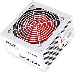 Fonte Gamer ATX Crusader 500W Branca Fortrek