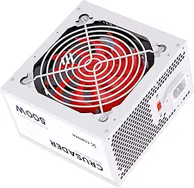 Fonte Gamer ATX Crusader 500W Branca Fortrek