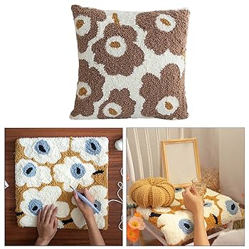 スミレ　花柄刺繍クッション　ニードルポイントクッション スミレ様専用 花柄刺繍クッション ニードルポイントクッション