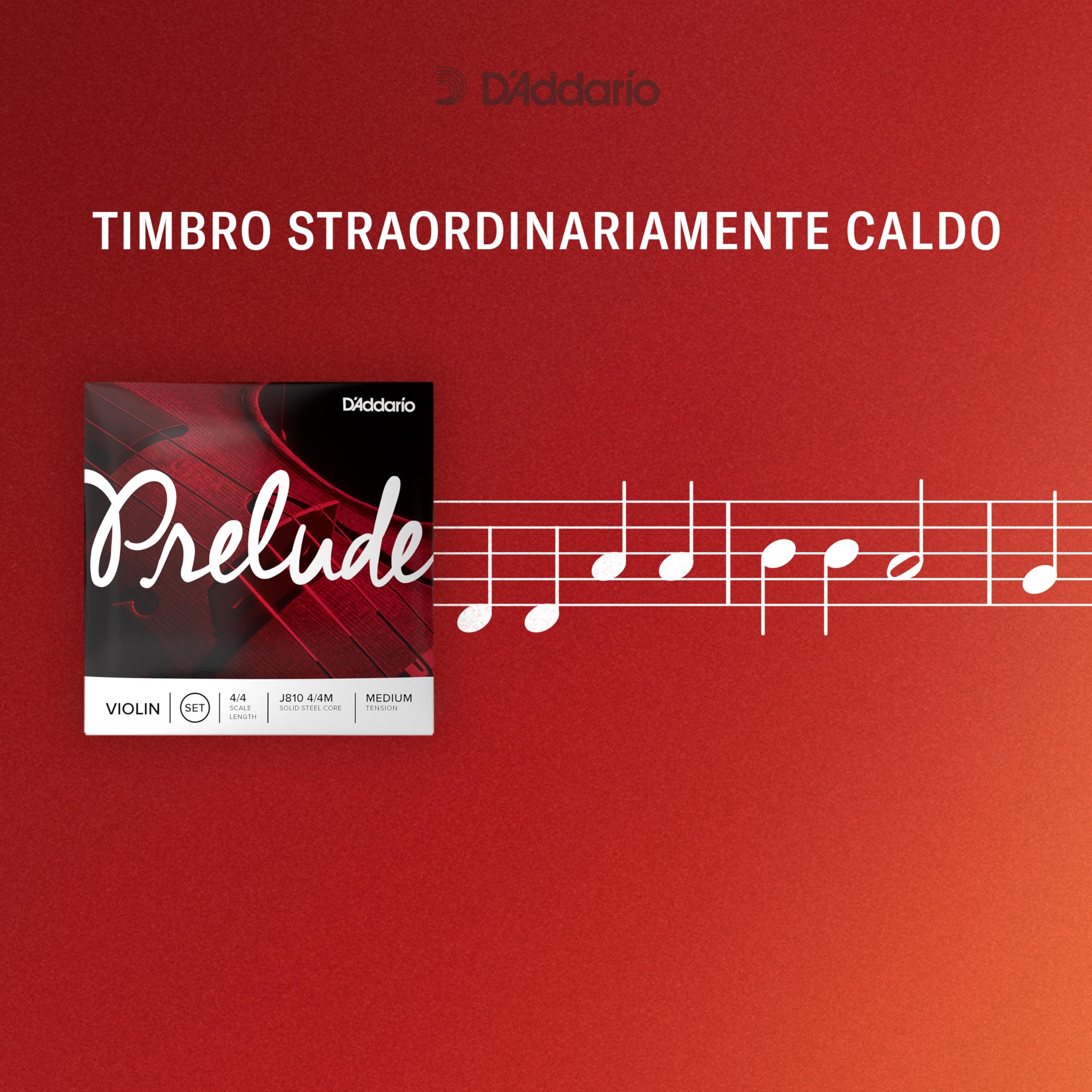 Set di corde D'Addario Prelude per contrabbasso, scala 1/4, tensione media