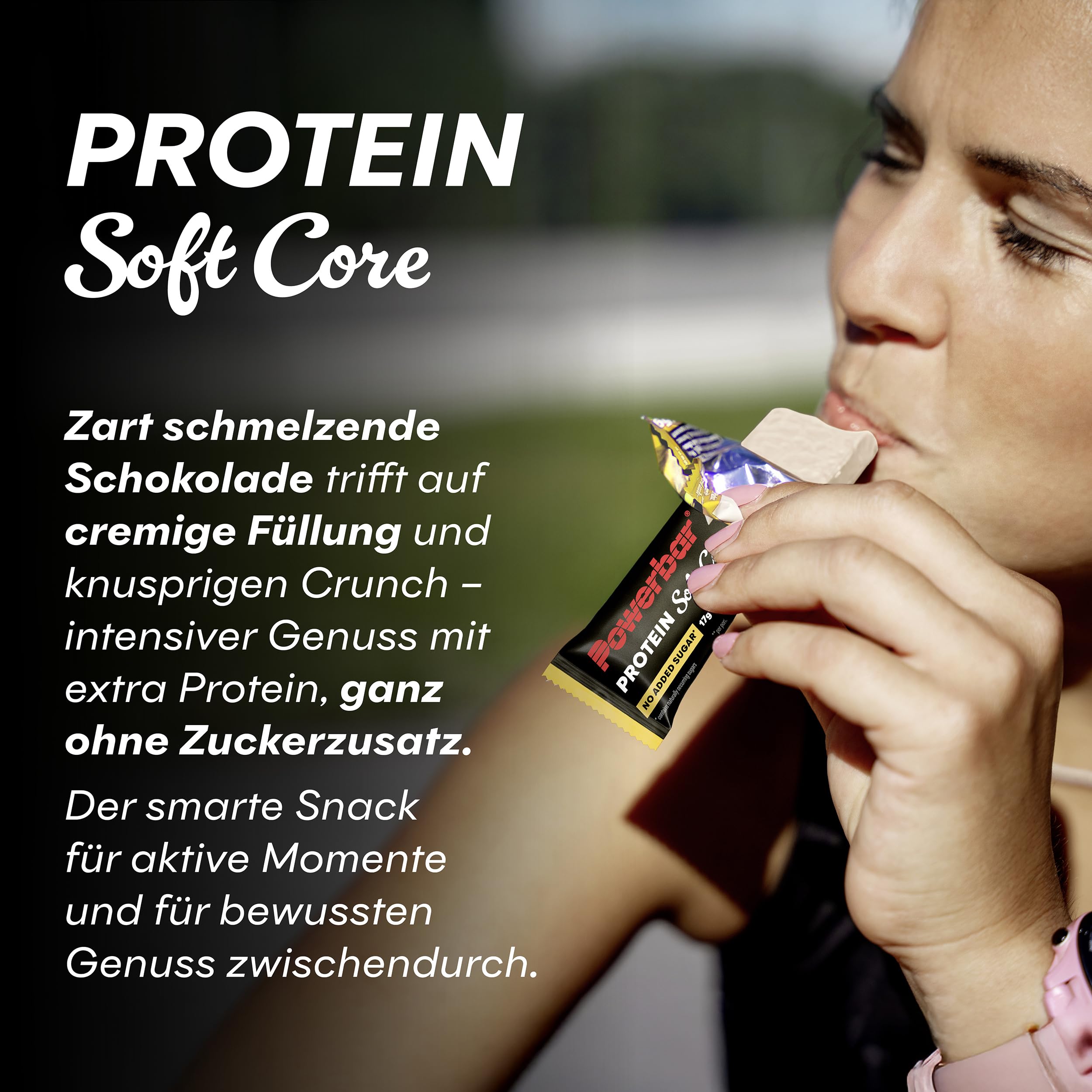 Powerbar Protein Riegel - Soft Core - Exotic Cream - 12x48g - High Protein Low Sugar Protein Bars