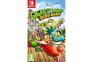 Control Giganotosaurus in an Exciting Racing Adventure with Gigantosaurus Toys: Dino Kart (Switch)