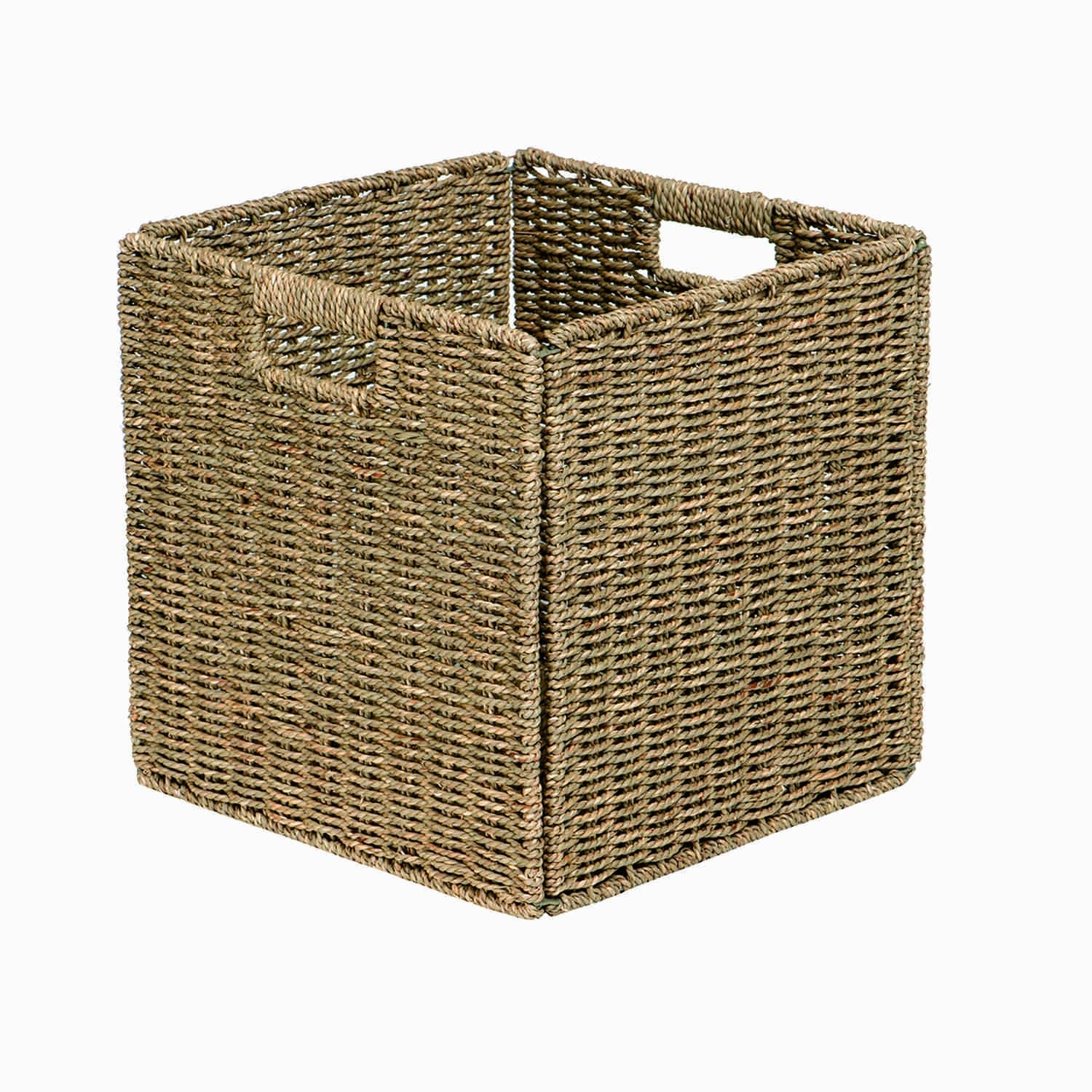 Panier en jonc de mer naturel haut de gamme Box and beyond 31cm