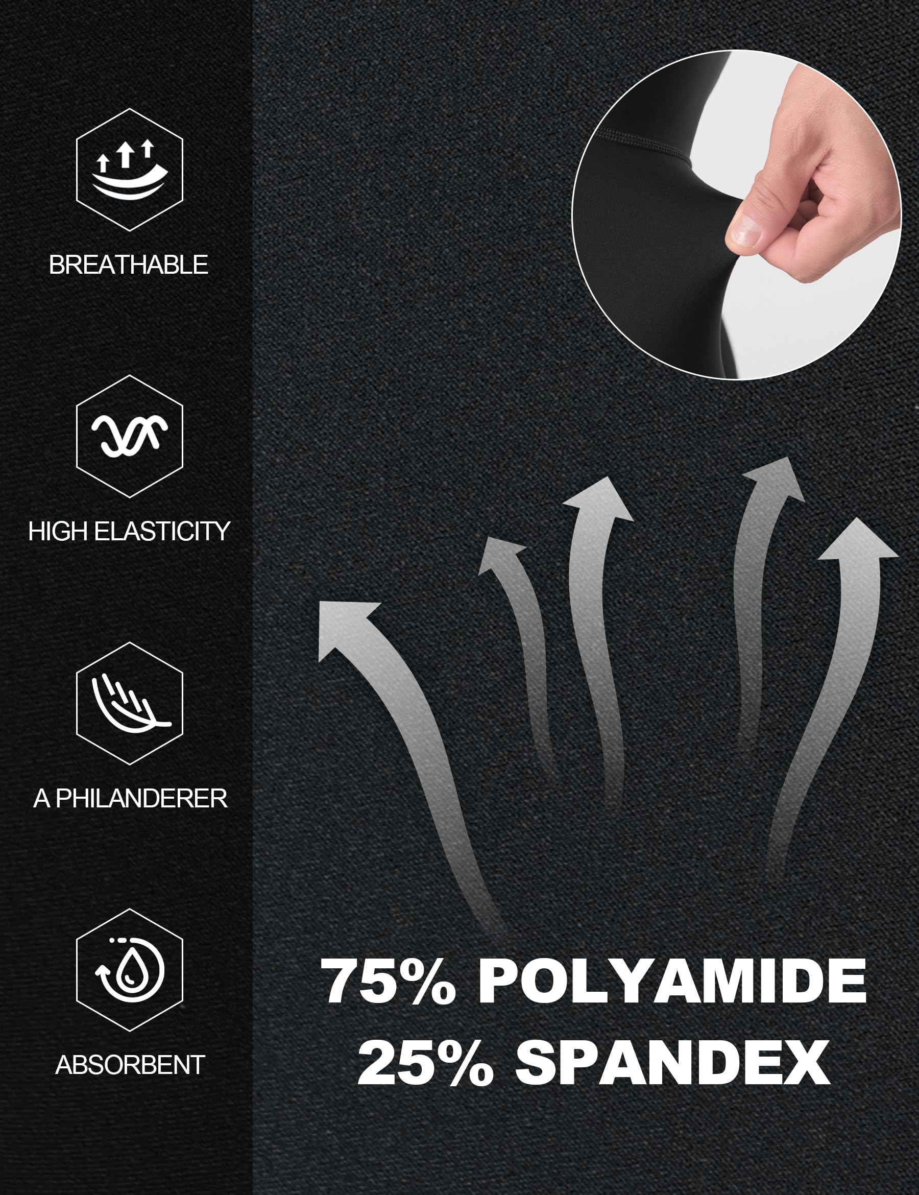 LAMEDA Mens Cycling Bib Pants Padded Bike Bib Tights Bicycle Biking Long Leggings