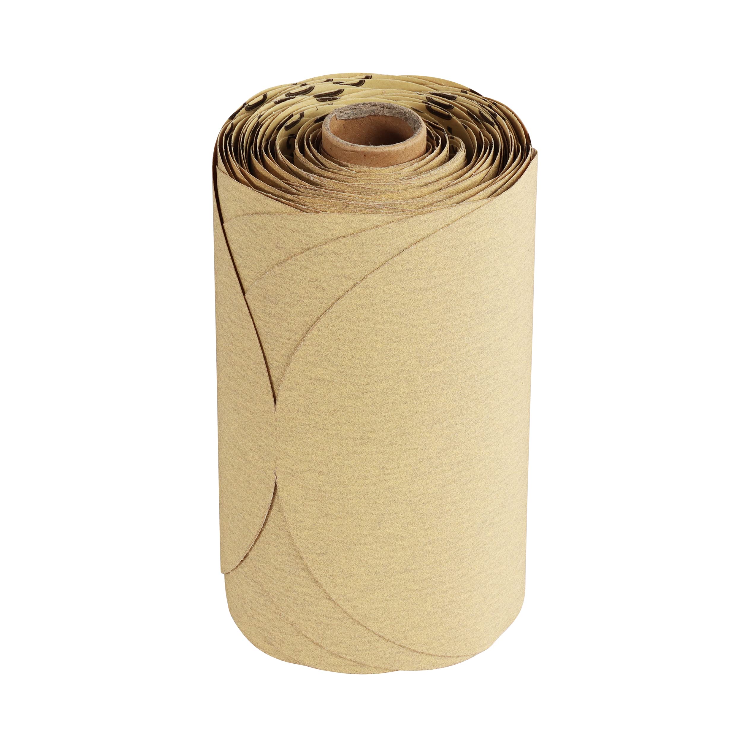 ABN Lot de 100 rouleaux de papier abrasif grain 220 – Disques de ponçage ronds en oxyde d'aluminium de 15,2 cm avec dos adhésif