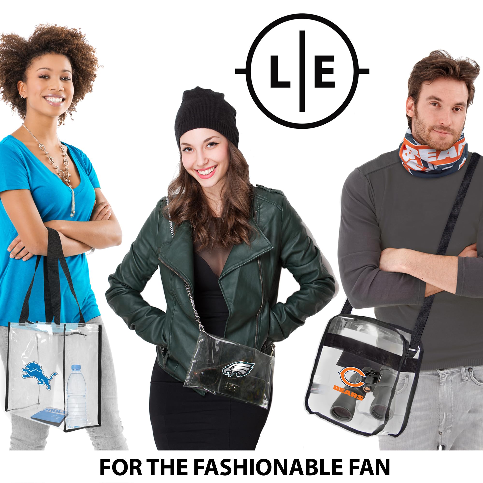 Littlearth NFL Clear Satchelette