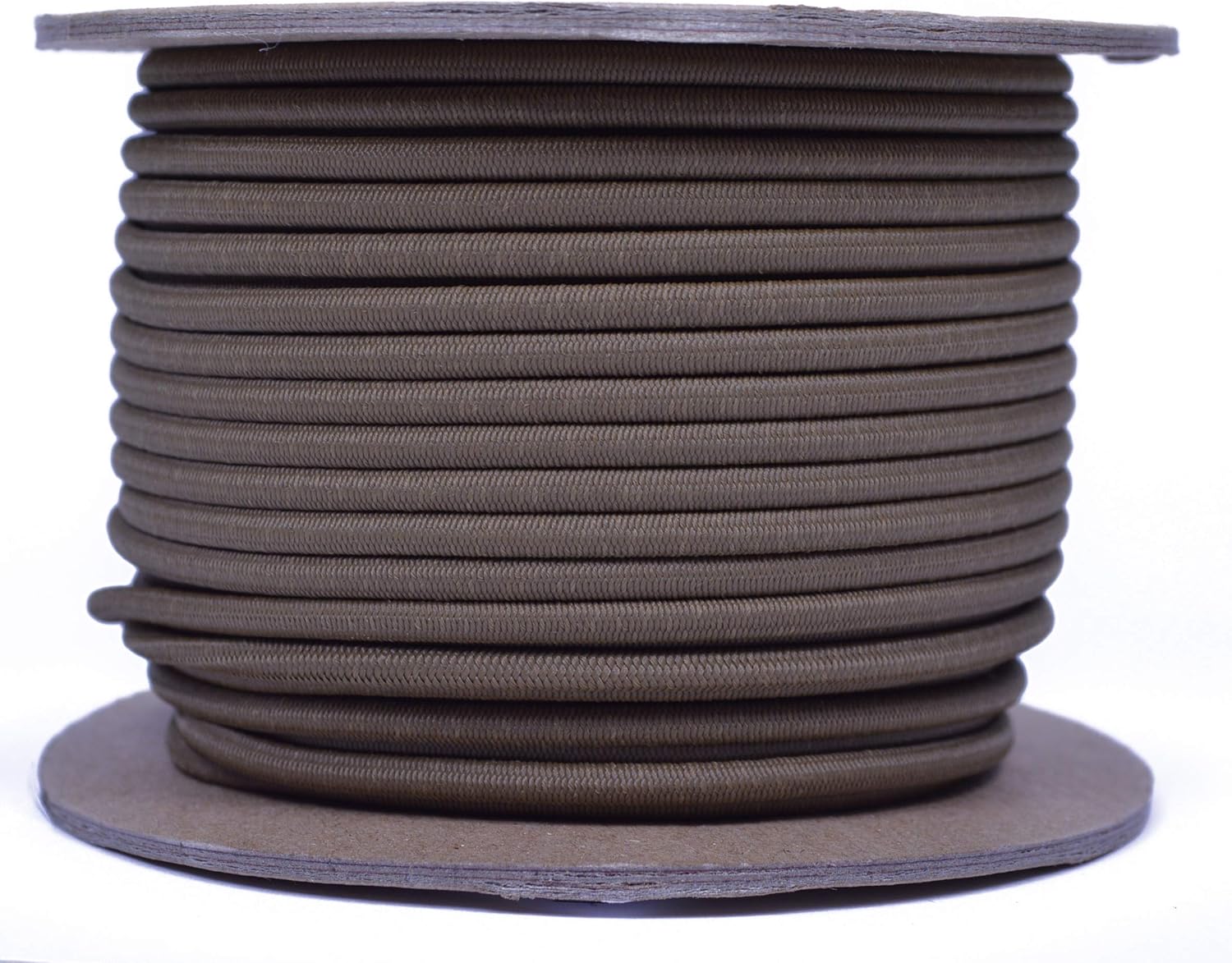 Coyote Brown 1/8 Shock Cord 100 Foot Spool - Marine Grade Shock/Bungee/Stretch Cord 1/8 inch