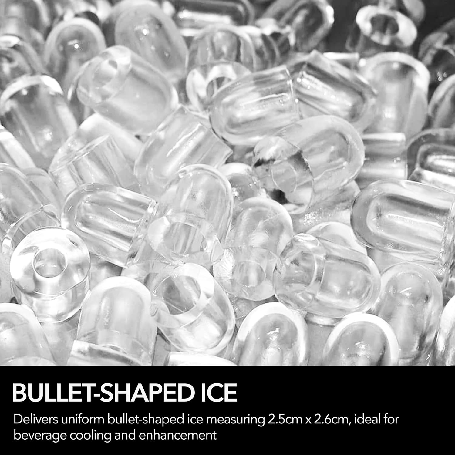 Whynter FIM-450HS Freestanding Maker-44lb Capacity Ice Makers, One Size, Silver