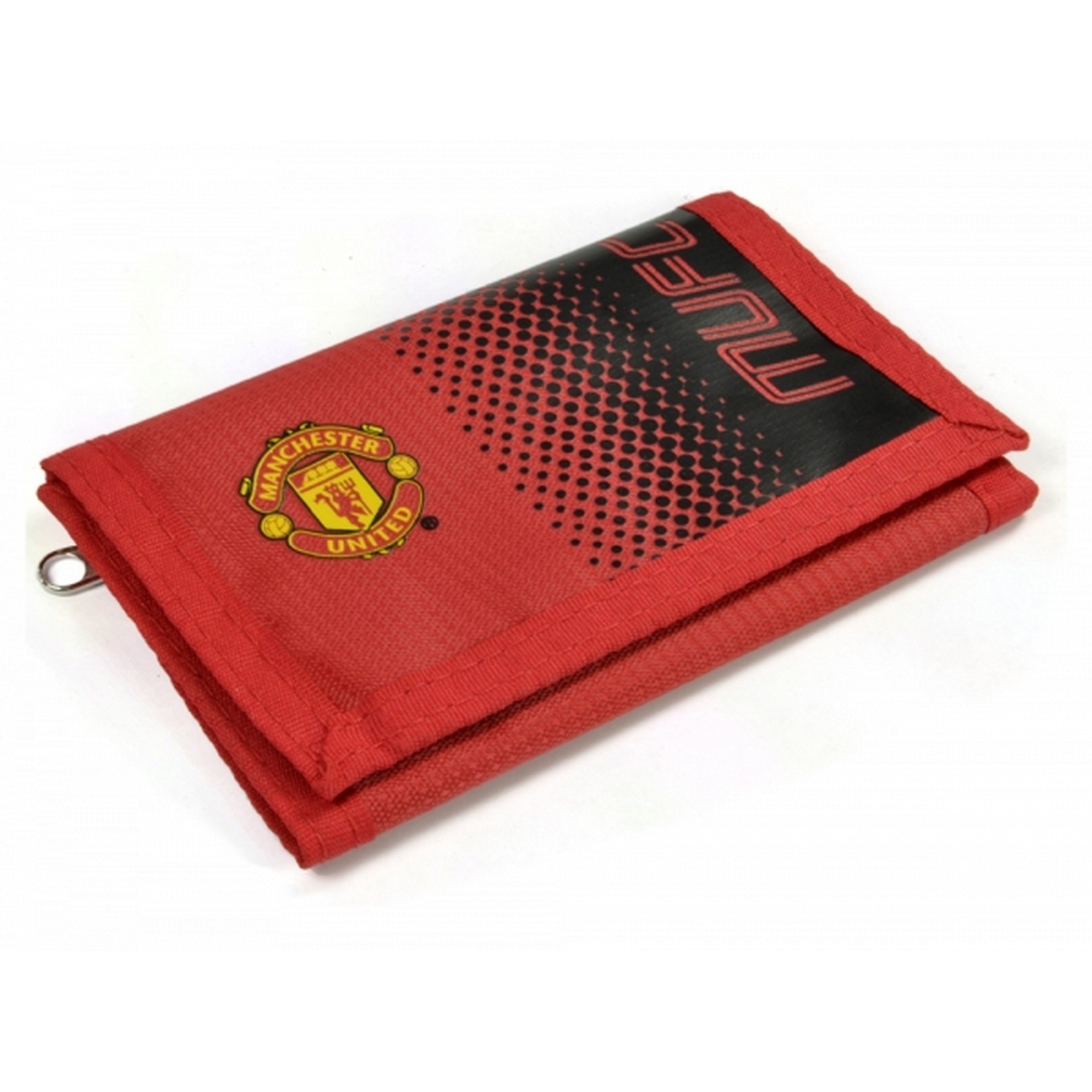 Manchester United FC Official Soccer Fade Design Wallet (One Size) (Red/Black)