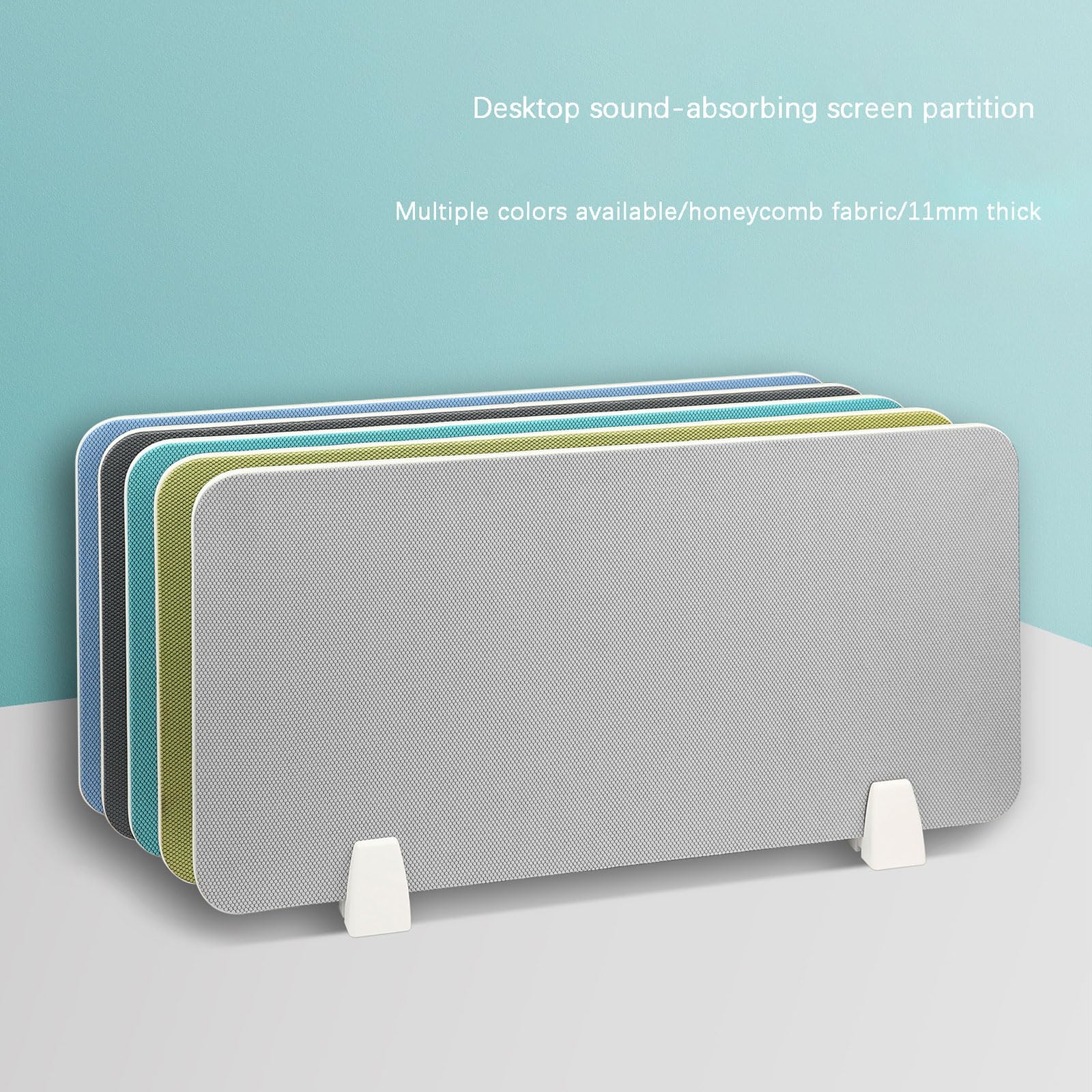 separatore per ufficio, divisorio insonorizzato e autonomo per ufficio, riducendo il rumore le distrazioni visive per la scuola (Off-White,50 x 30 Free Accessories+Tools)