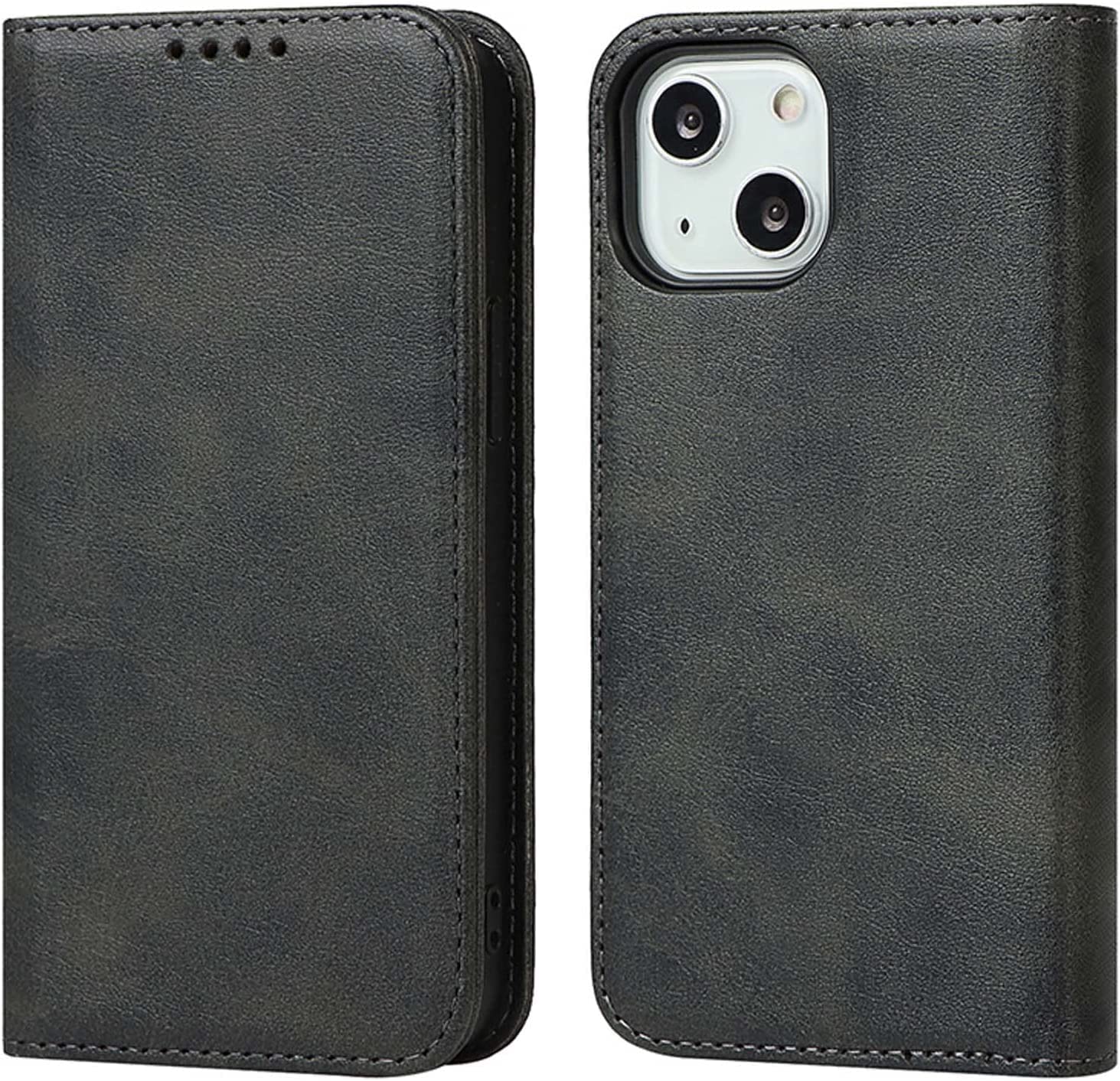 Housse iPhone 14 Plus noire à clapet pour déplacements professionnels - 8