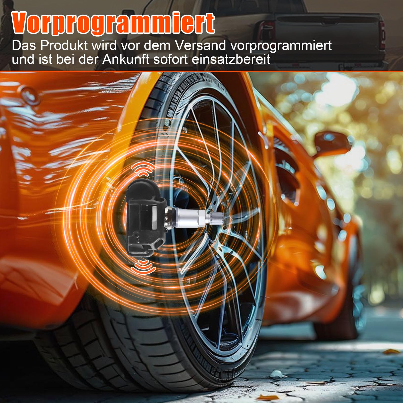 Reifendrucksensor 433MHz RDKS für Mercedes C Klasse W205 A0009050030 | TPMS Sensor Ersatzsensor GLC X253,A-Klasse W176,E-Klasse W212, OE A0009050030, A0035400217, 4 Stück