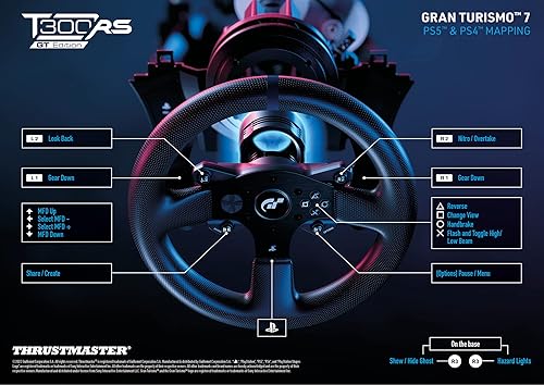 Miniatura 2 de Thrustmaster T300 RS - Gran Turismo Edition Racing Wheel (PS5,PS4,PC)