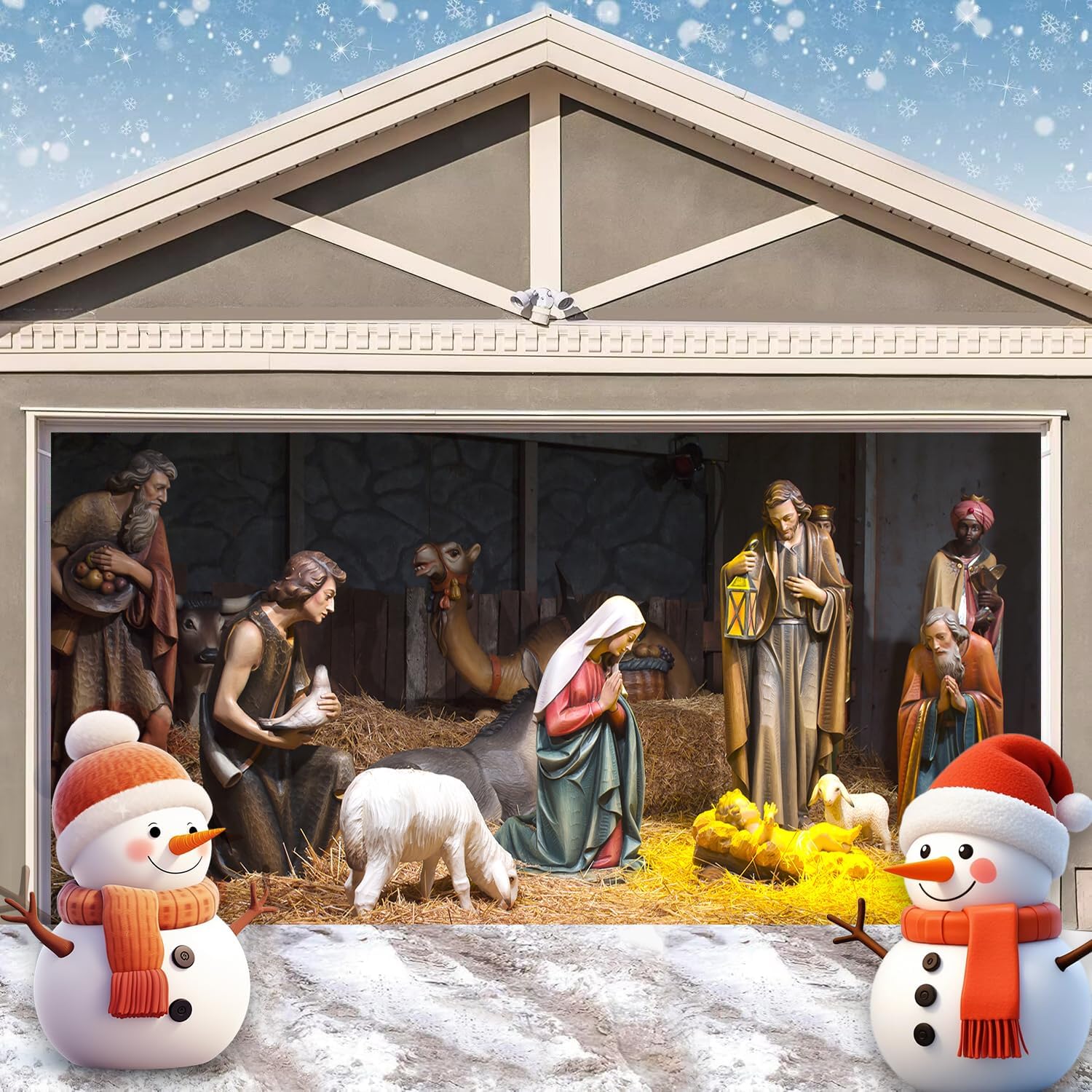 Large christmas murals