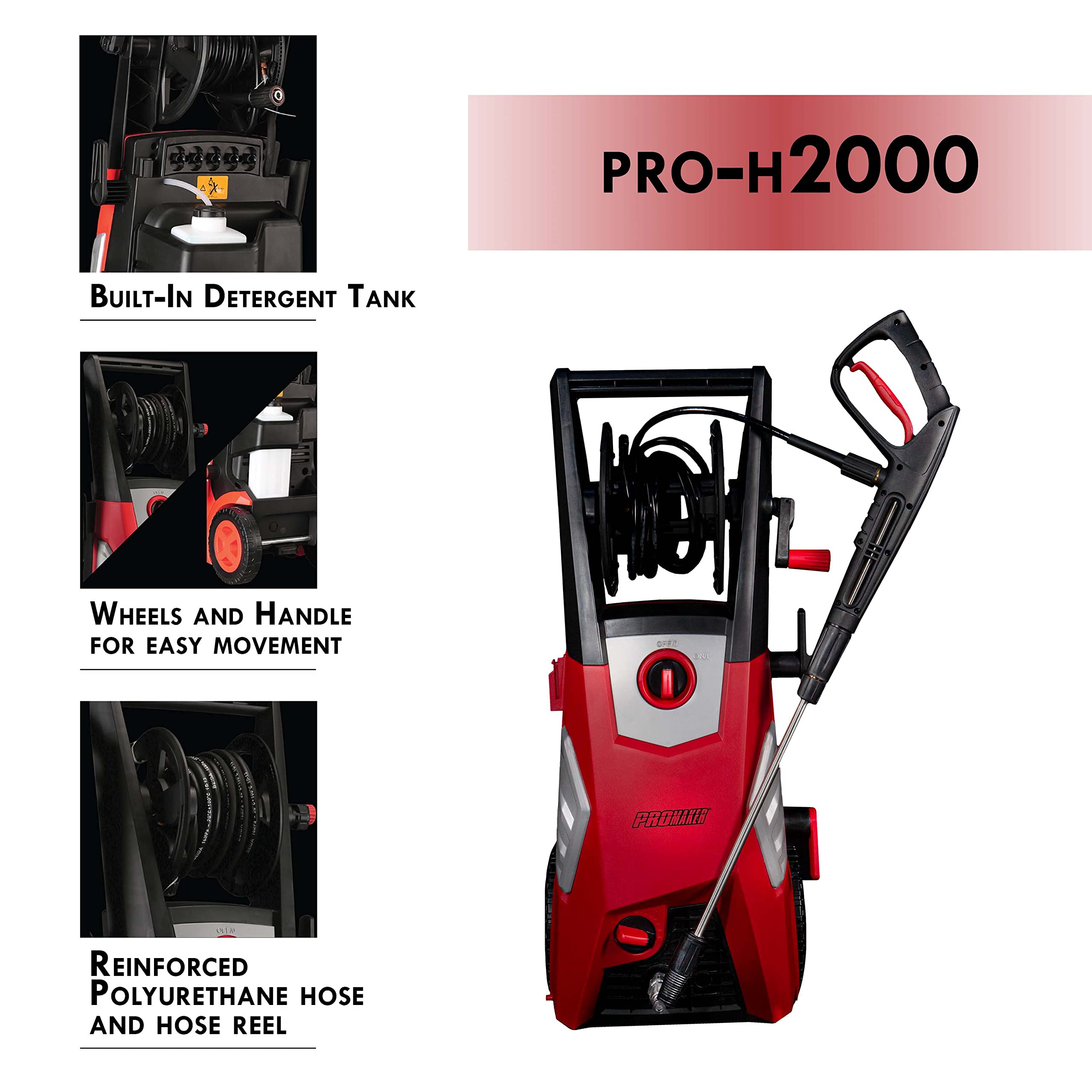 HD Power Washer Model H1610 Electric Pressure Washer, 60 OFF