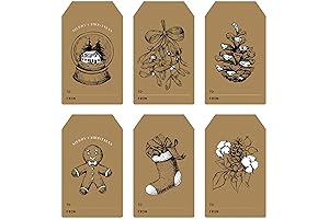 Personalized Name Stickers for Christmas Presents