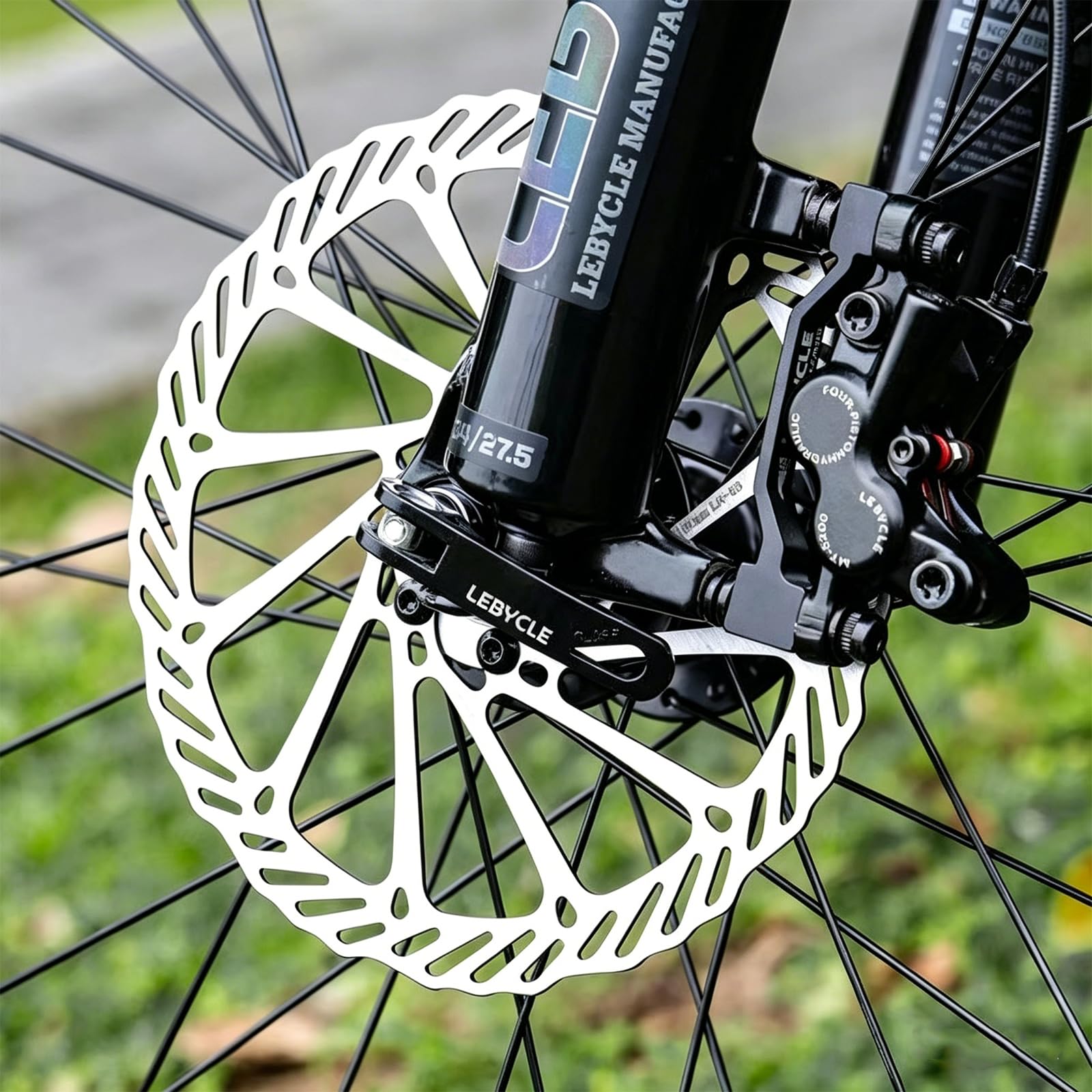 Ncheli Wirnik z hamulcem tarczowym, hamulce tarczowe, hamulce tarczowe, akcesoria rowerowe, wirnik hamulca tarczowego, 160 mm, z 12 śrubami, pasuje do roweru szosowego, górskiego, BMX, MTB, 2 szt