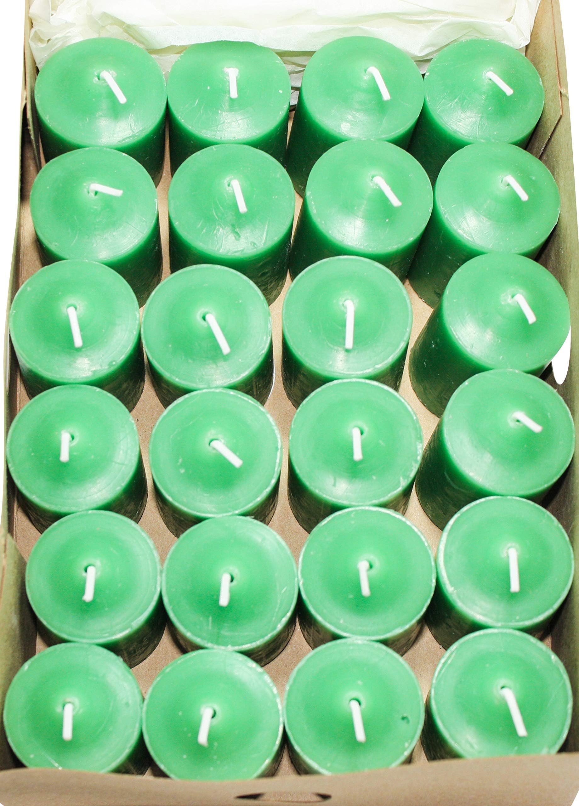 24 Fresh Green Tea Party Highly Scented Votive Candles