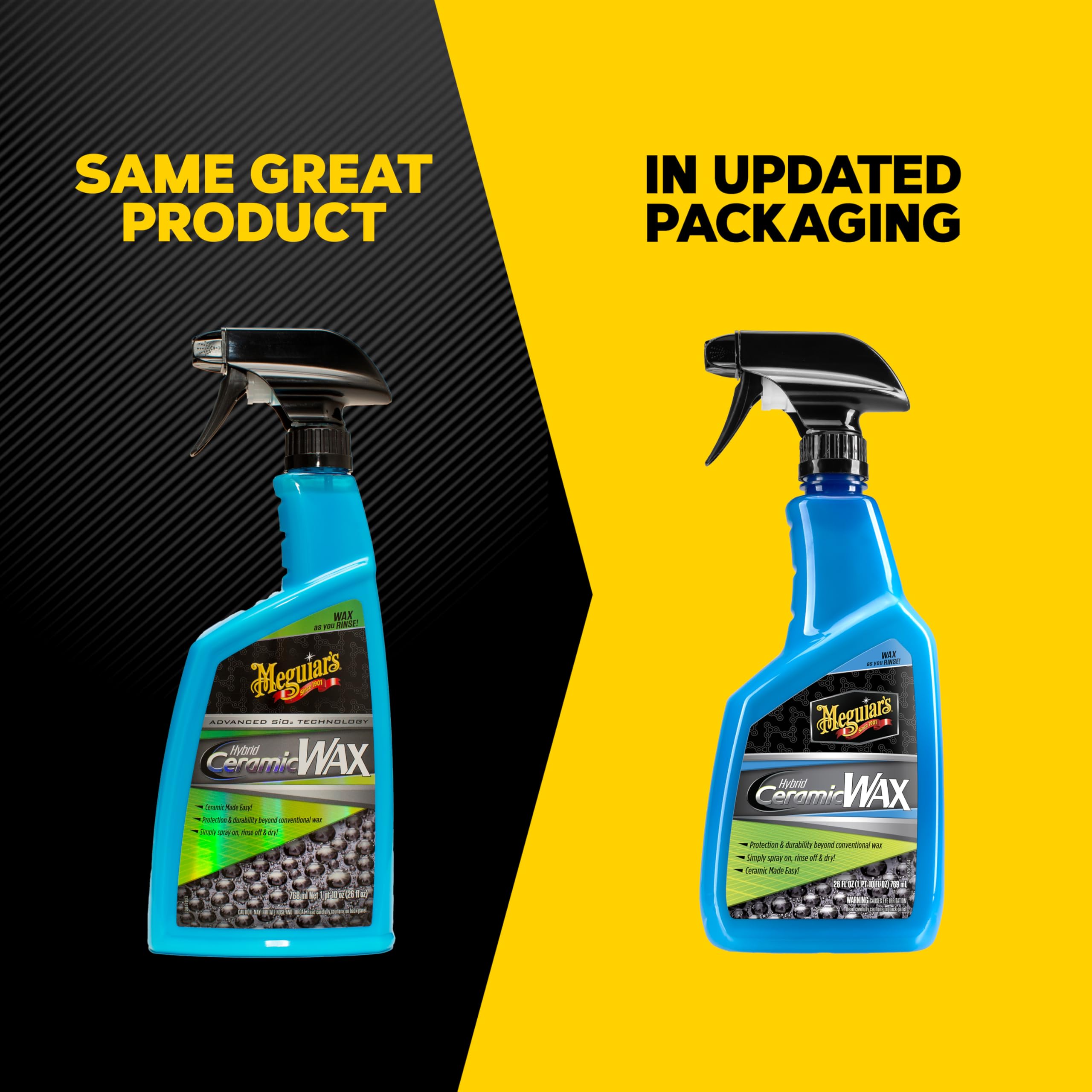 Amazon | Meguiar's G190526 ハイブリッドセラミックワックス 26オンス