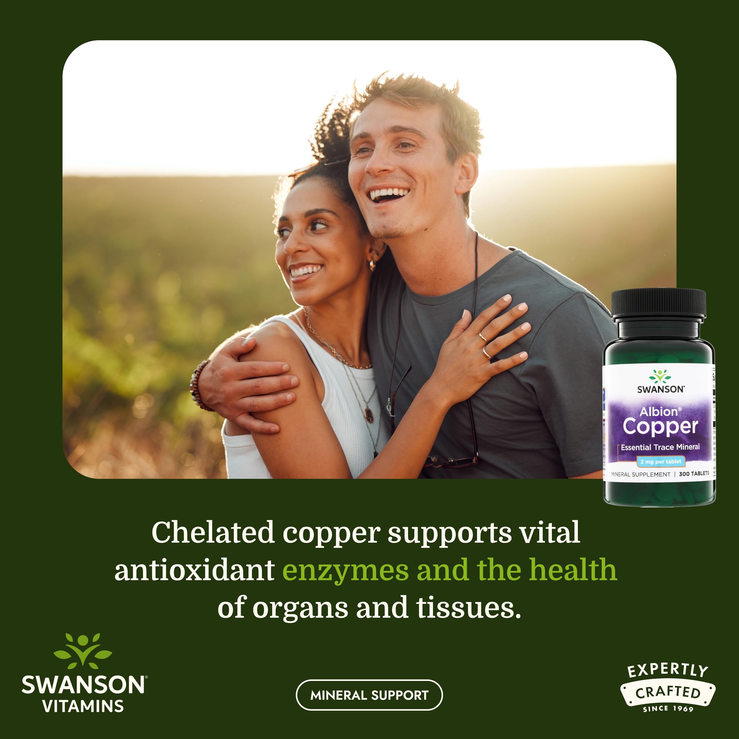 Swanson Copper Tablets, Chelated Copper Supplement, 2 mg, 300 Count — Amazon image 2