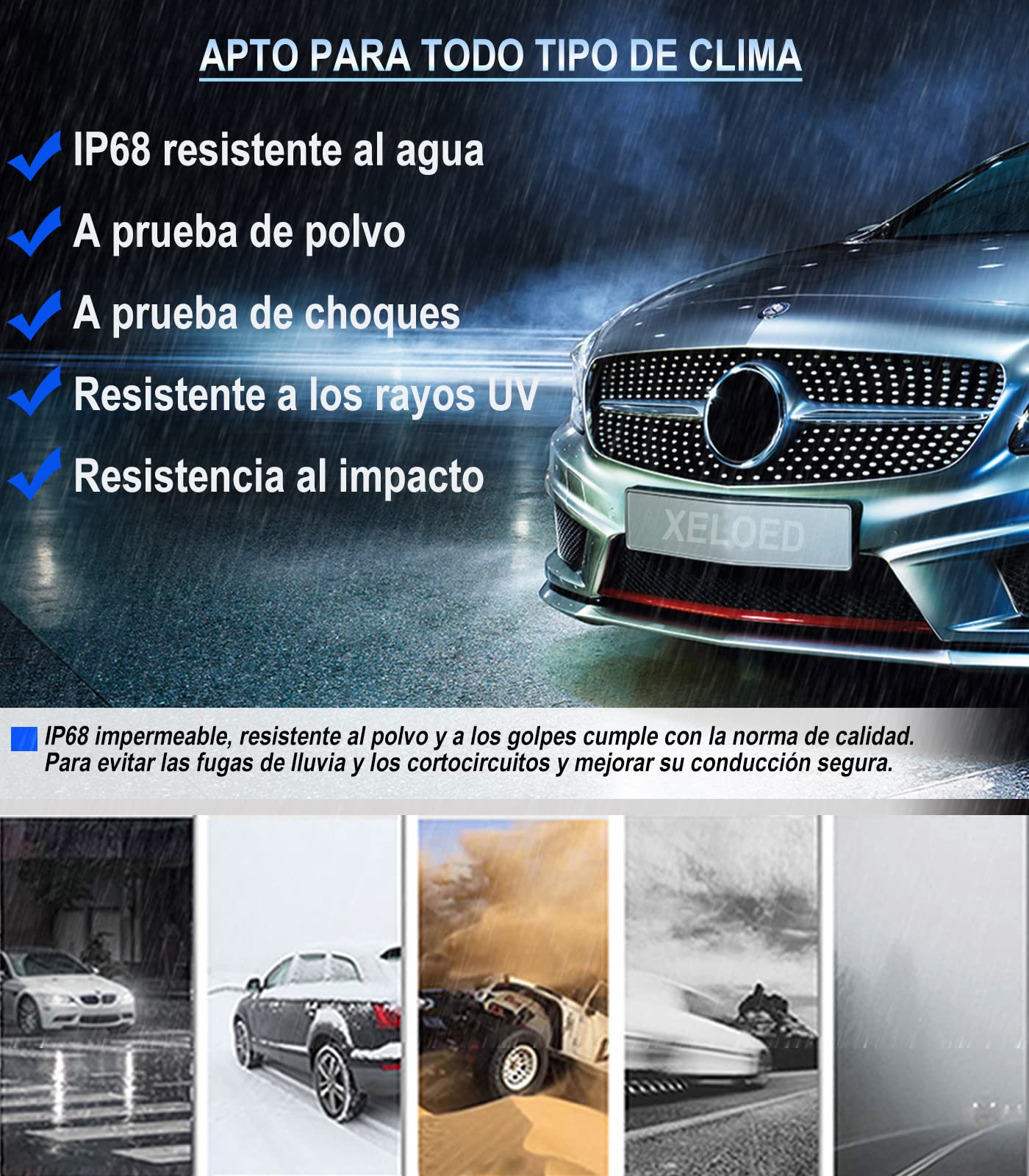 XELORD D1S 8000K Xenón Bombilla 35W Brillo Alto HID Auto Lámpara Faro Delantero,Paquete de 2