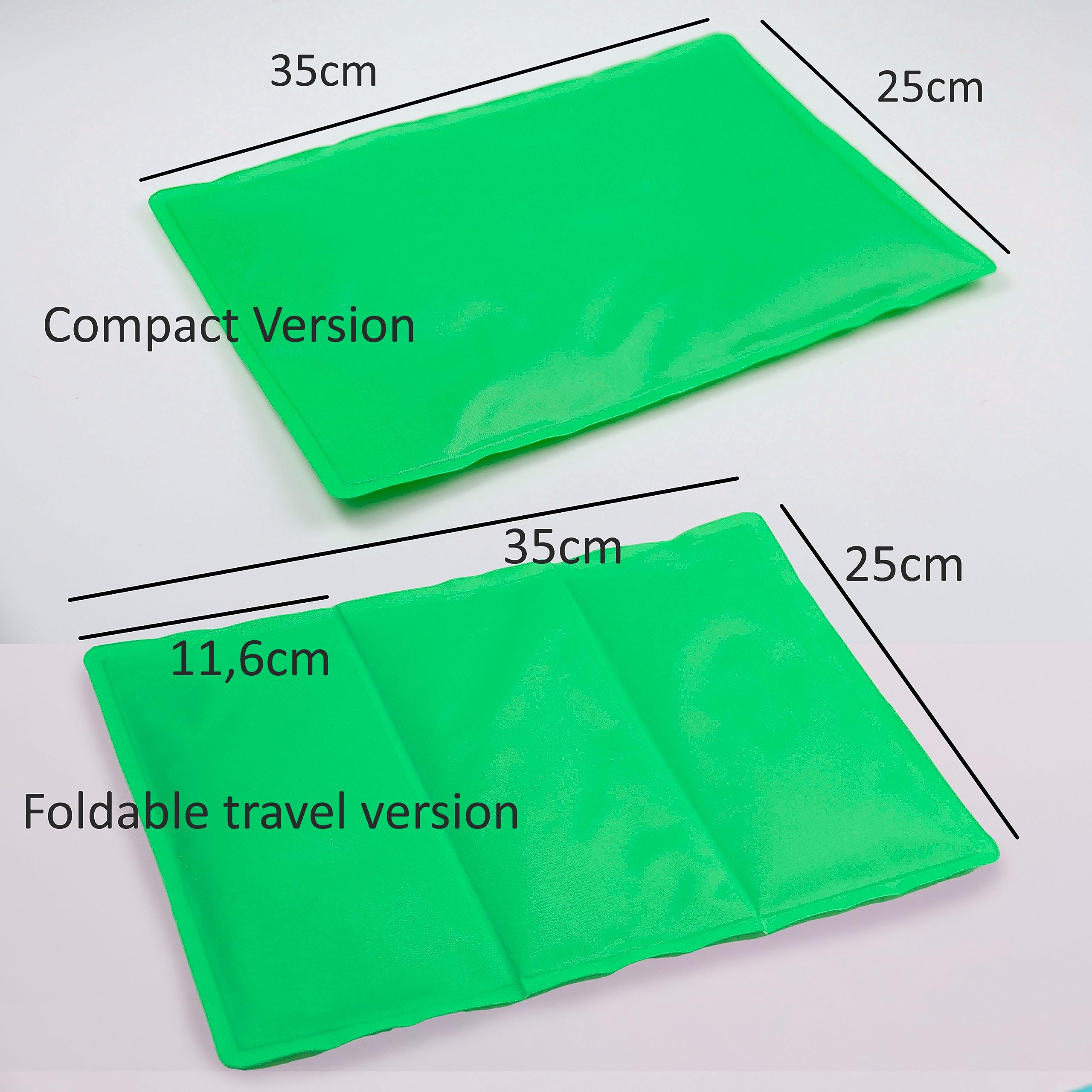 Heromask Cuscino Gel Rinfrescante da Viaggio per Dormire Meglio |Leggero, Pieghevole, Compatto | Cuscino Raffreddante per Notti Estive | Cuscino da Viaggio Raffreddante con Tecnologia Gel