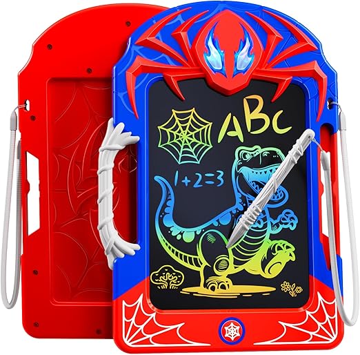Kidluna Tavoletta Grafica con Penna Rete & Impugnatura, Lavagna Cancellabile Portatile, Spider Giocattoli Regalo Compleanno per 3-12 ragazzi, Giochi Educativi Giocattolo Bambino 3 4 5 6 7 8 9 10 Anni