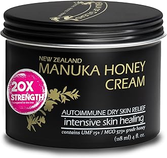 BALM OF GILEAD Manuka Eczema Honey Cream - Moisturizer for Sensitive Skin, Eczema, Psoriasis & Dermatitis - Manuka Honey Ointment, Grassfed Tallow