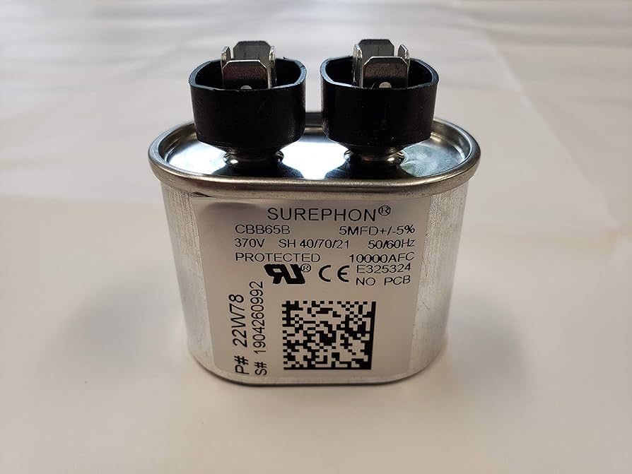 Amazon.com: 5 mfd 370V Capacitor 100600-01 22W78 Armstrong