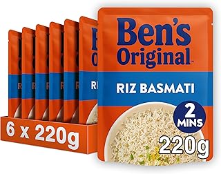 Ben's Original Riz Basmati 2 min - 220g (Lot de 6)