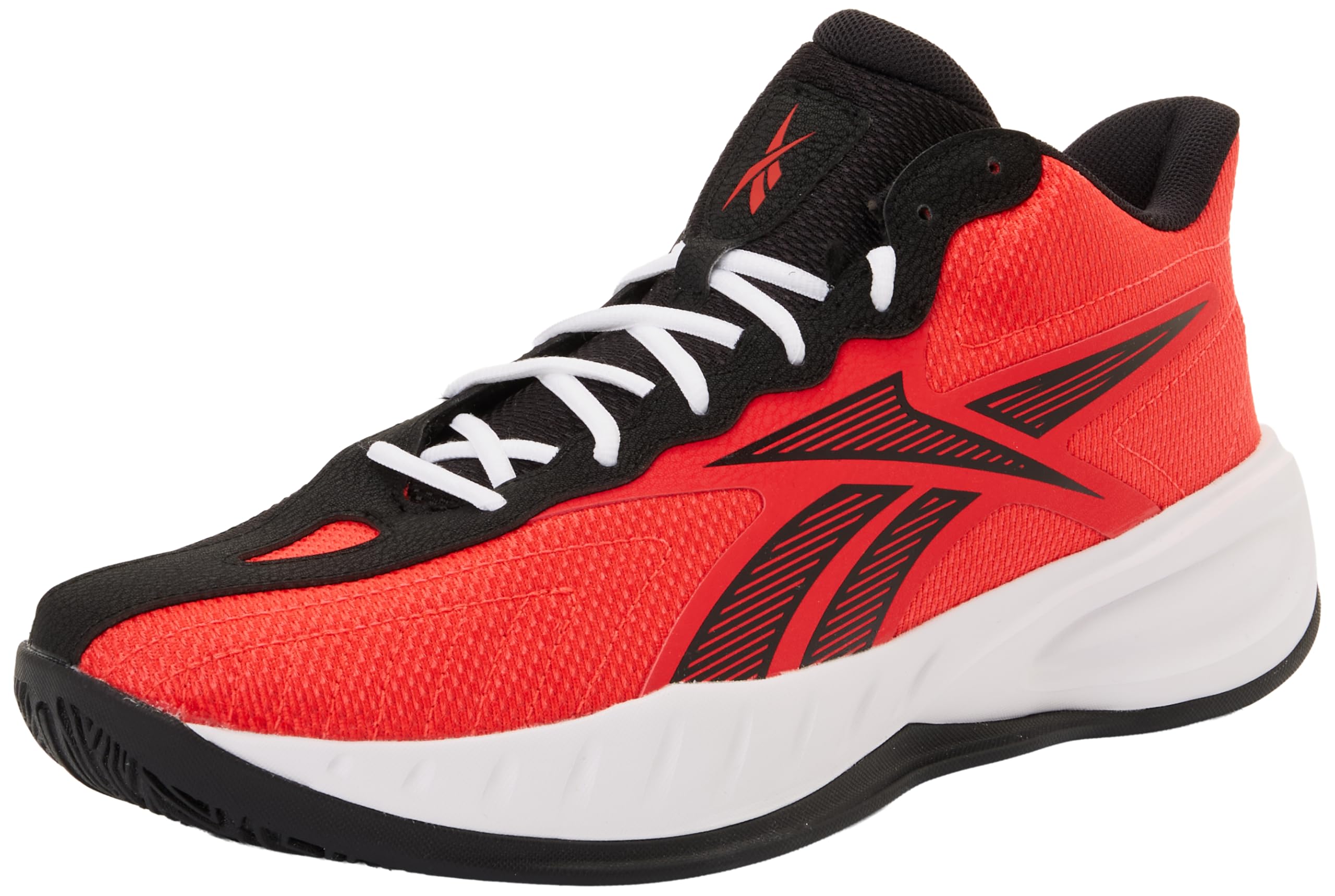 Reebok Unisex Press Trainers, Energy Red/Black/White, 39 EU, Energy Red Black White, 7 UK