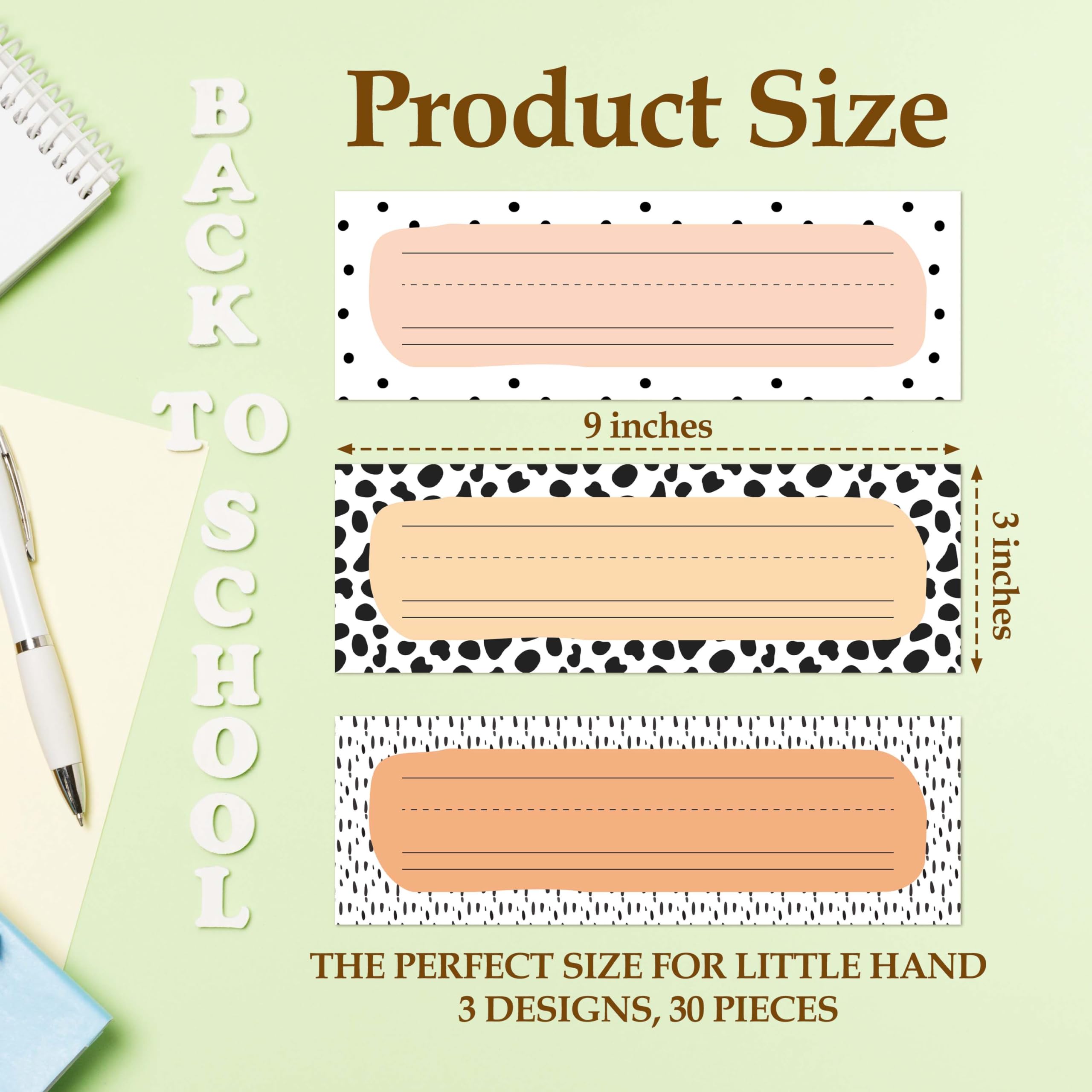 30 Name Tags For Classroom Cubbies 3x9 In Woodland Animals Name - View #4