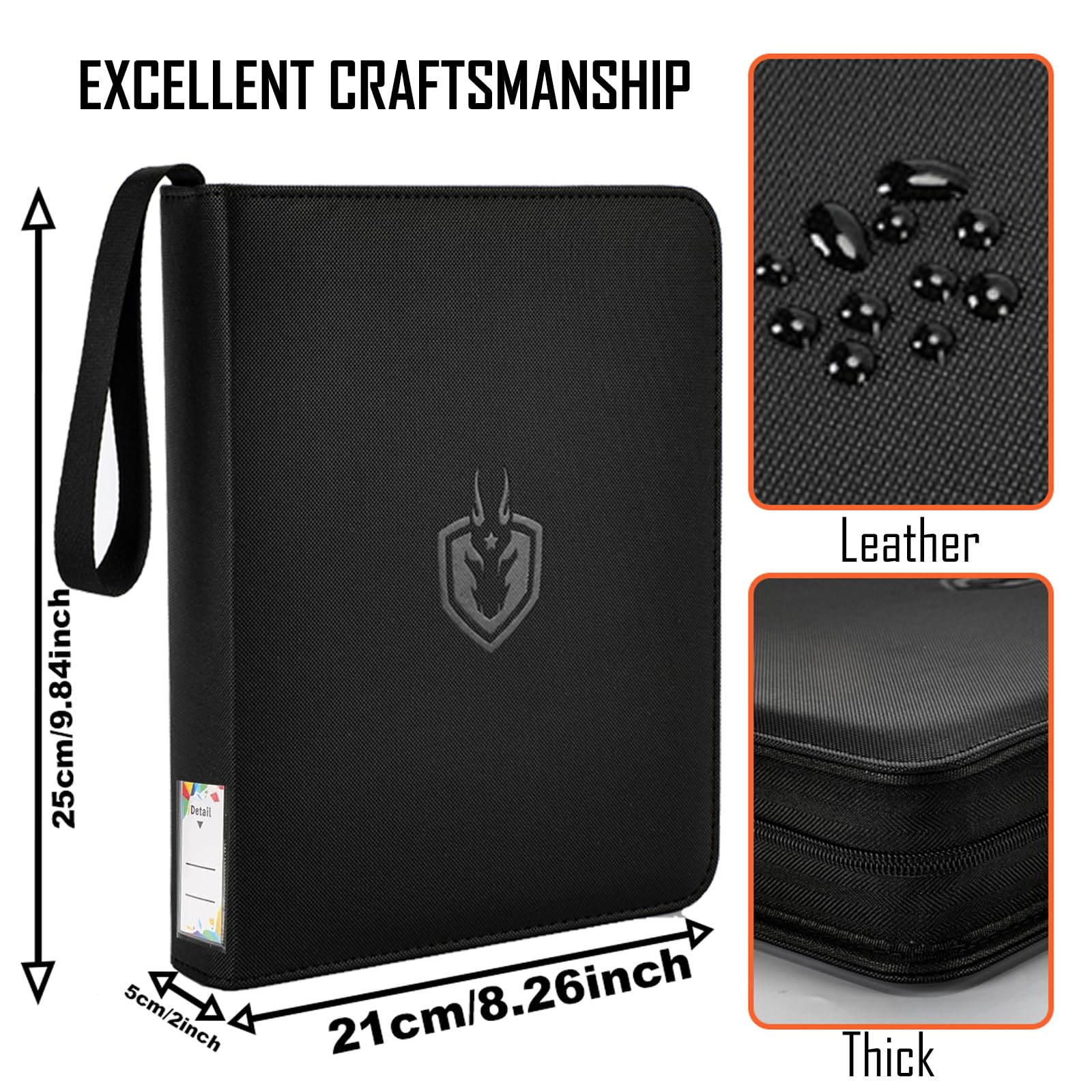 Amazon.com: Jumbo Card Binder With 100+Sleeves Fit XL Oversized Jumbo Cards 