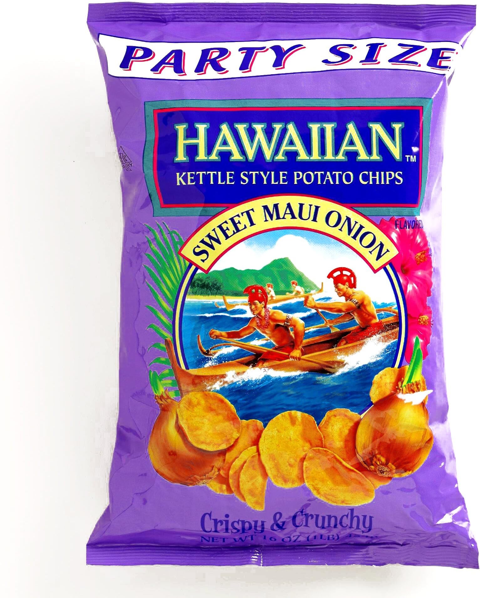 Hawaiian Kettle Style Potato Chips, Variety Pack, 30 Count