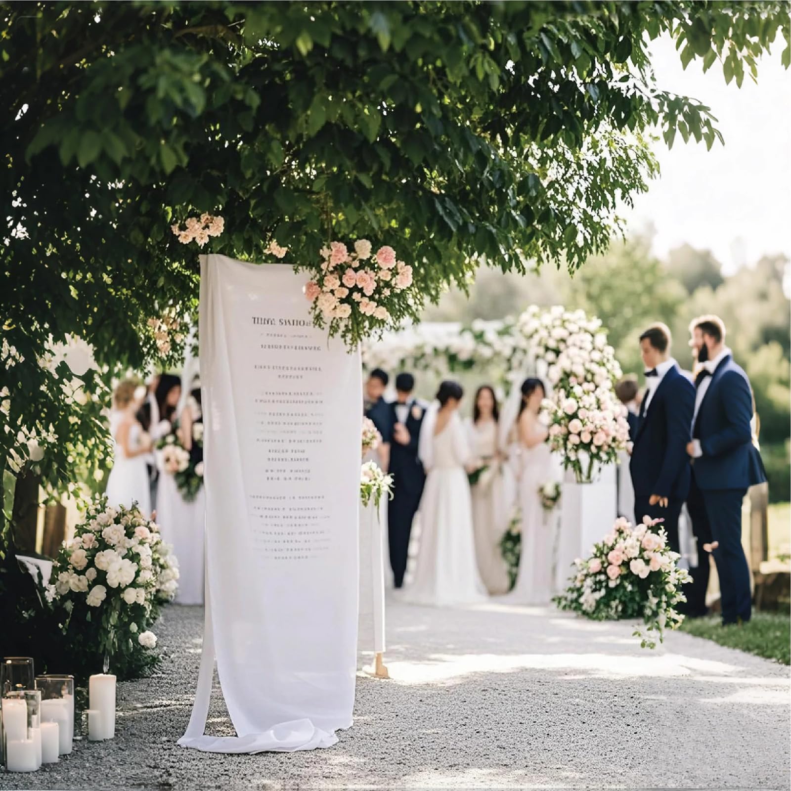 Cartello benvenuto matrimonio legno - Pannello accoglienza invitati