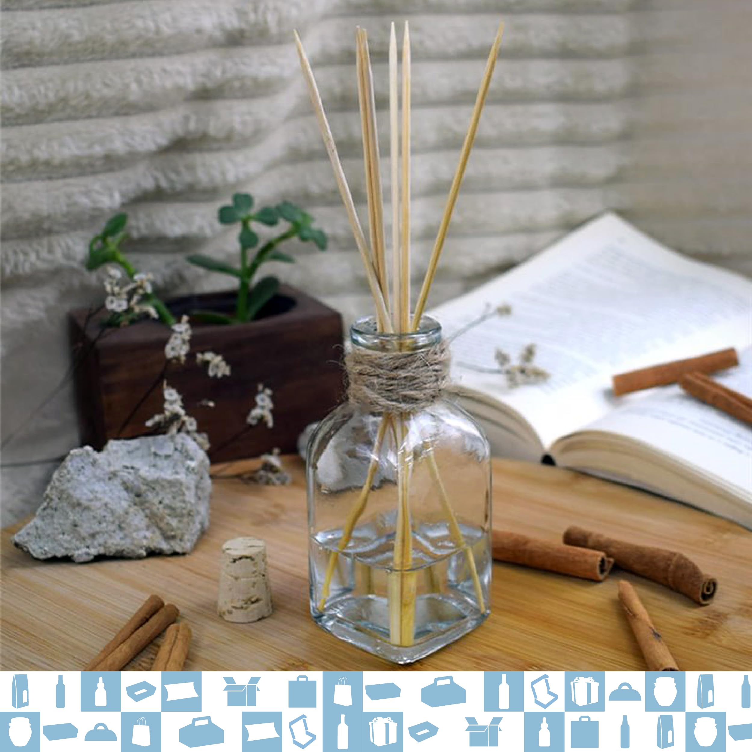 100 bottiglie quadrate in vetro, 100 ml, con tappo in sughero, mini bottiglia per liquori, Whiskey, Rum, vino - boccetta di pozione magica, ideali per campioni e ricordi