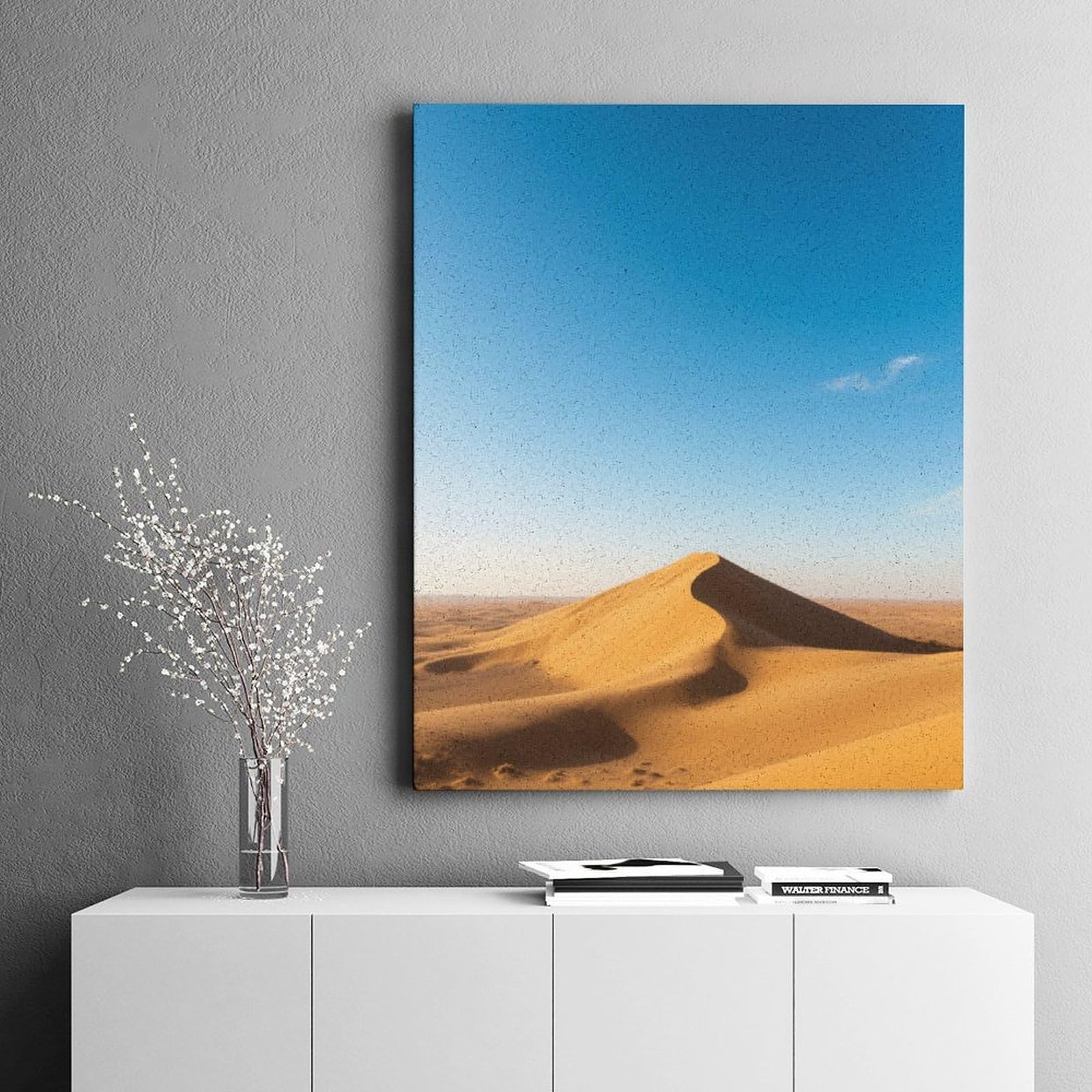 KOAYUBFC Desert Hills Malen nach Zahlen Kit für Erwachsene Anfänger Erwachsene Malen nach Zahlen Kits auf Leinwand DIY Acryl Ölfarben Malerei mit Pinseln als Geschenk Home Wall Decor