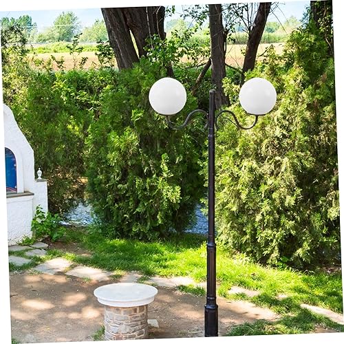 Vista 8 de LIFKOME Pantalla redonda para lámpara decorativa para exteriores, accesorio protector de globo para iluminación difusa suave