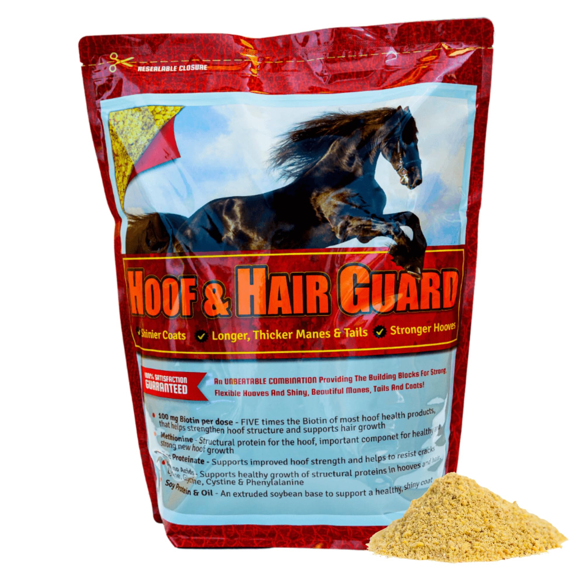 Horse Guard Hoof & Hair 10 lb, Equine Hoof Strengthening & Coat Conditioning Supplement