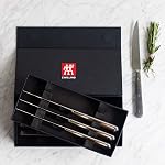 ZWILLING Porterhouse Razor-Sharp Steak Knife Set of 8 with Black Presentation Case, Gift Set