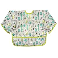 Vista 1 de Bumkins impermeable Manga babero, 6-24 meses, Cacti