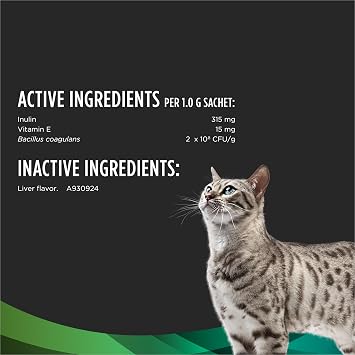 Purina Pro Plan Veterinary Cat Supplements Multi Care Feline Supplement Digestive Probiotics for Cats Immune Support Cat Supplement - 30 ct. Box