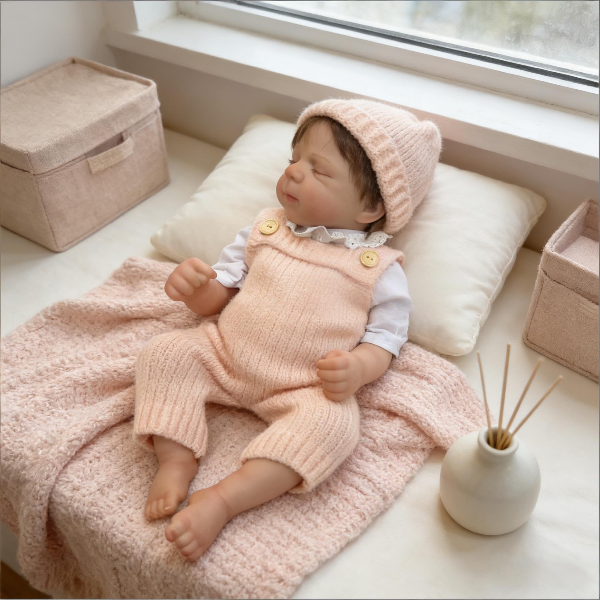 Realistyczne lalki Reborn Baby Dolls silikonowe na całe ciało, 45 cm, anatomicznie poprawne, lalka, dziewczyna, paskale, realistyczne, noworodki, lalka, miękka winyl, prawdziwe życie, Reborn