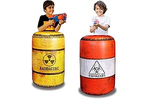 Inflatable Barrels for Ultimate Combat Excitement