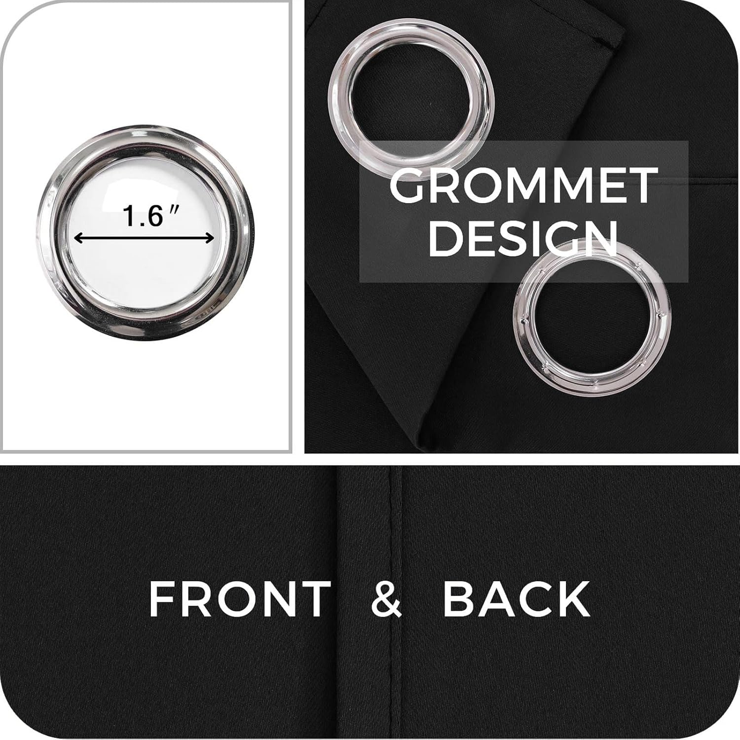 Extra Long Blackout Curtains, 132 144 156 168 192 204 216 228 240 Inch Length, 2 Story High Living Room Drapes, Tall Curtains for High Ceiling or Long Window(1 Panel,Navy, 52″x168″)