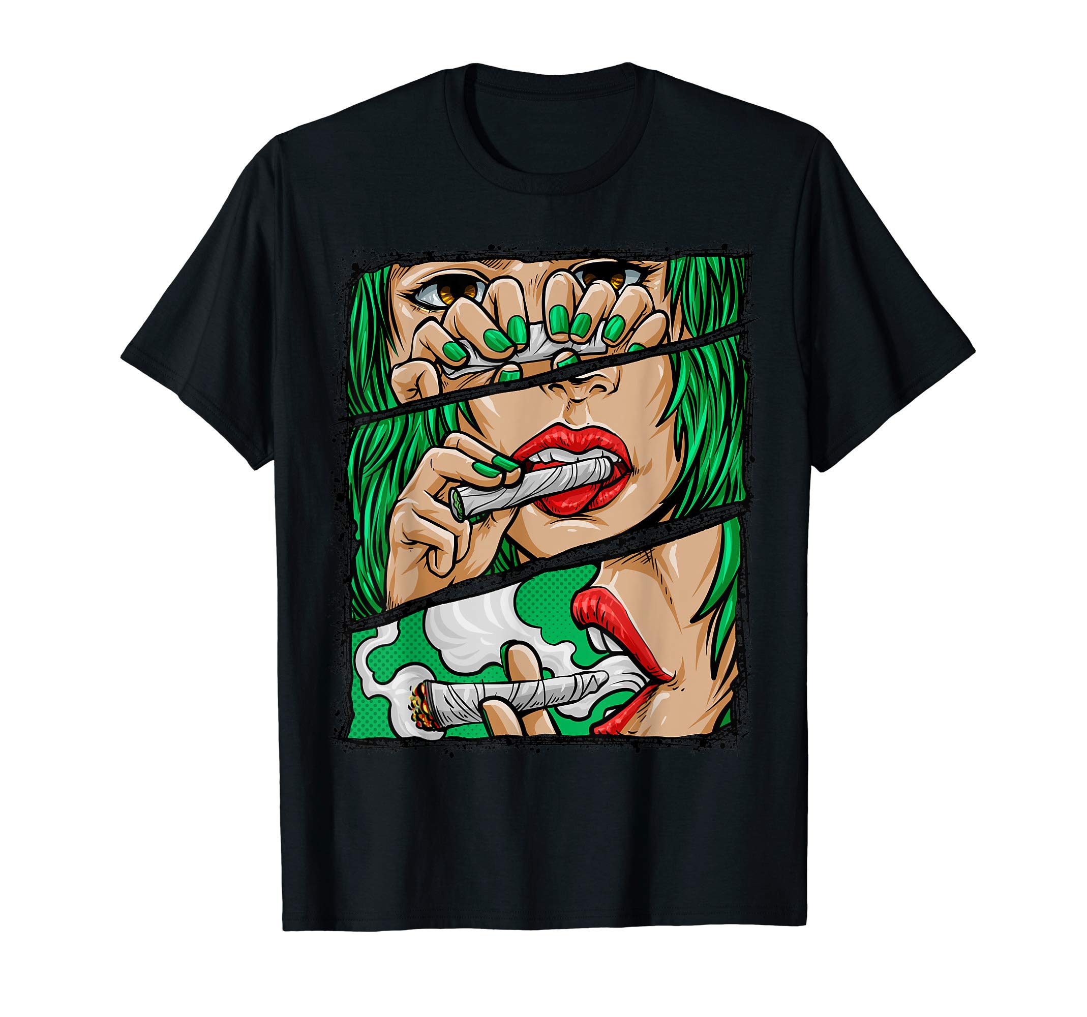 Funny 420 Marijuana Weed T ShirtsRoll It Lick It Smoke It Weed Marijuana Pot 420 Men Women T-ShirtOEKO-TEX STANDARD 100
